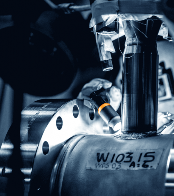 Exoteic material welding